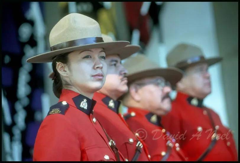 Indigenous Royal Canadian Mounted Police officers.