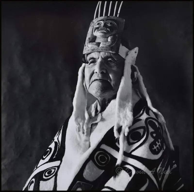 Chief Ernie Yeltatzie, Haida nation.