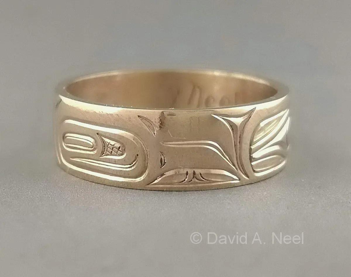 Hummingbird 14K Gold Ring