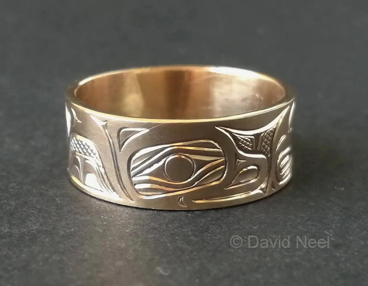 Otter Gold Ring