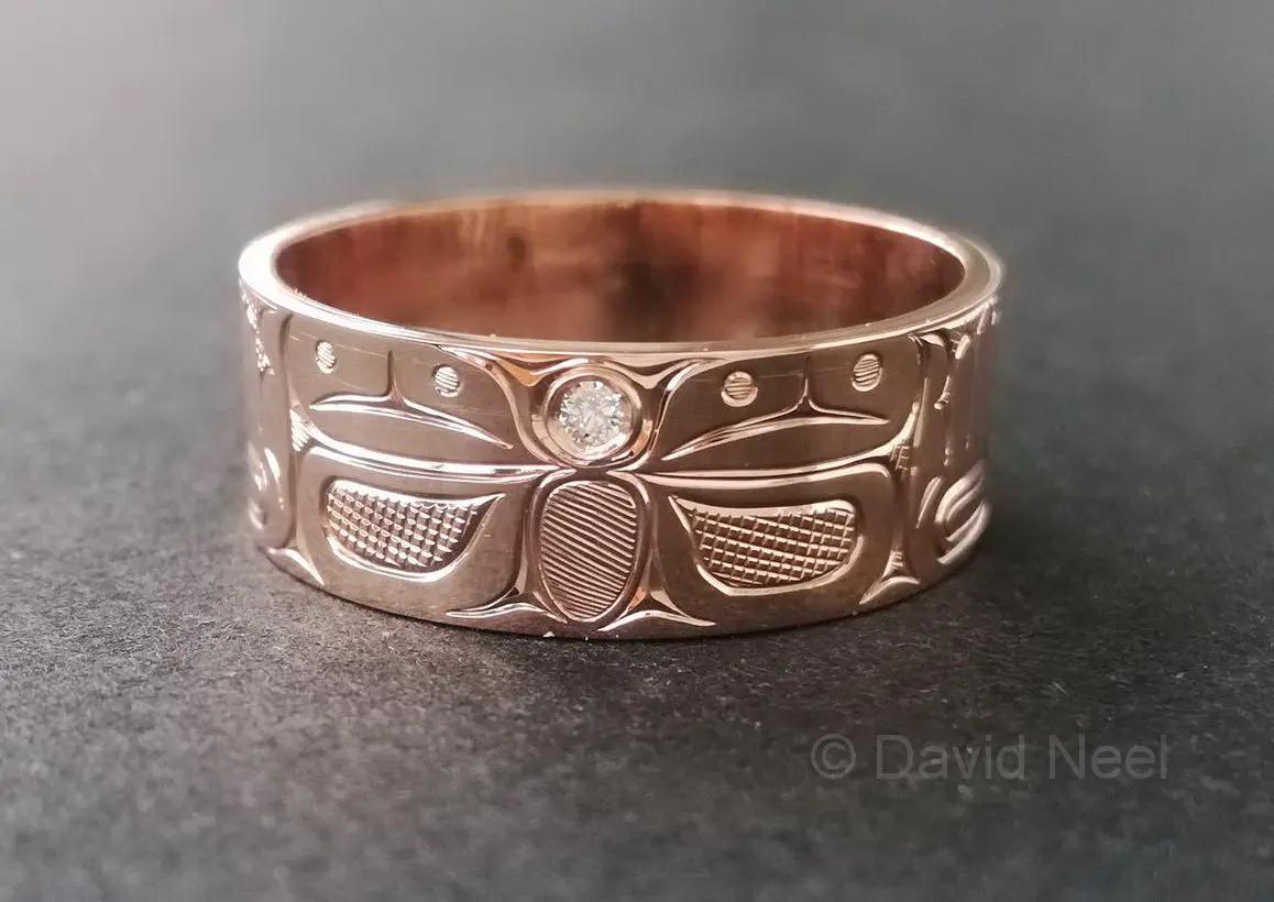 Butterfly Rose Gold Ring