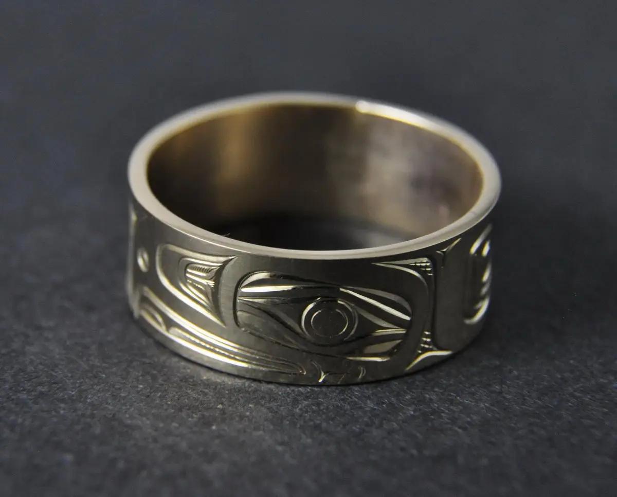 Eagle Gold Ring
