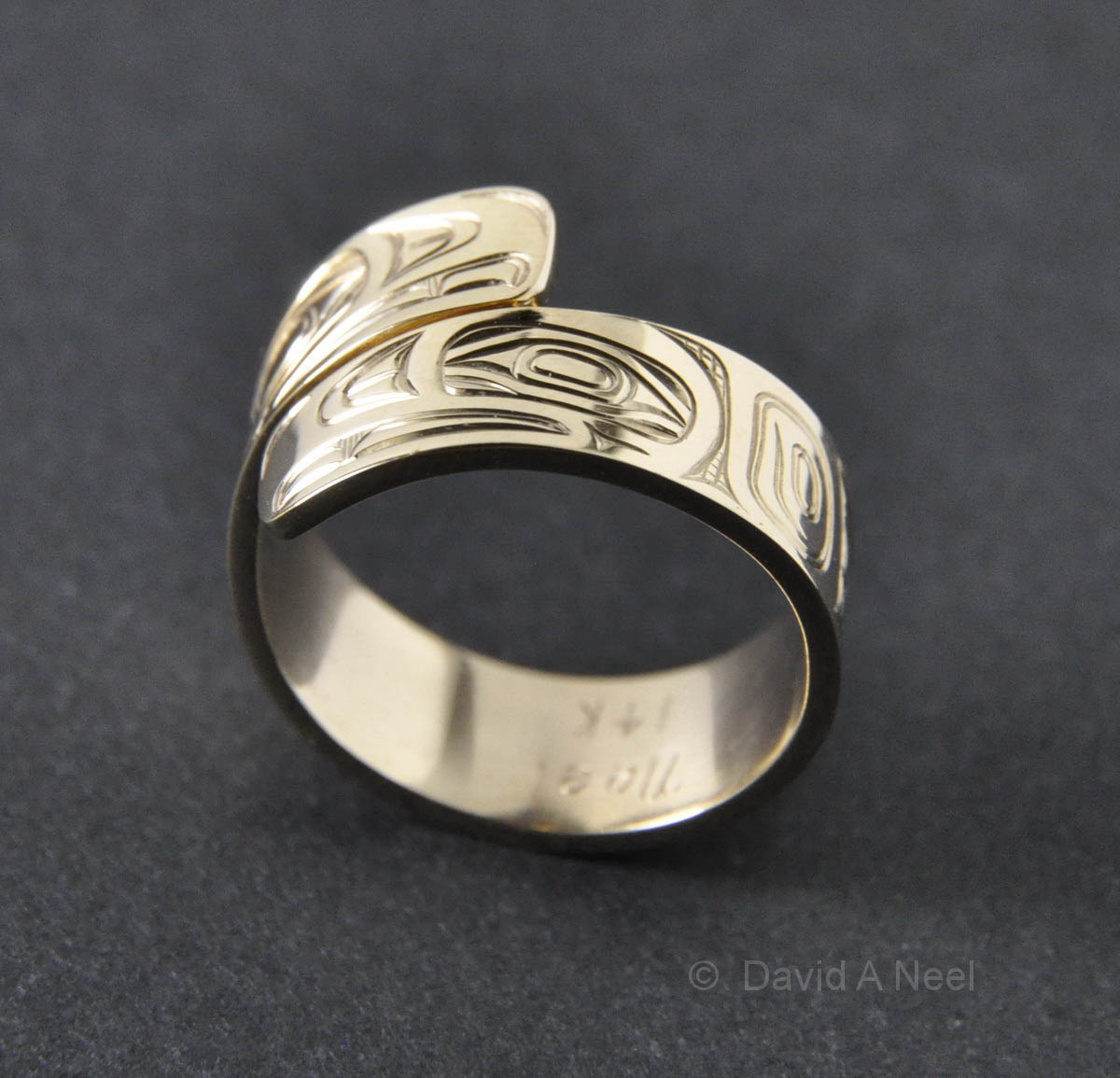 Eagle Gold Wrap Ring