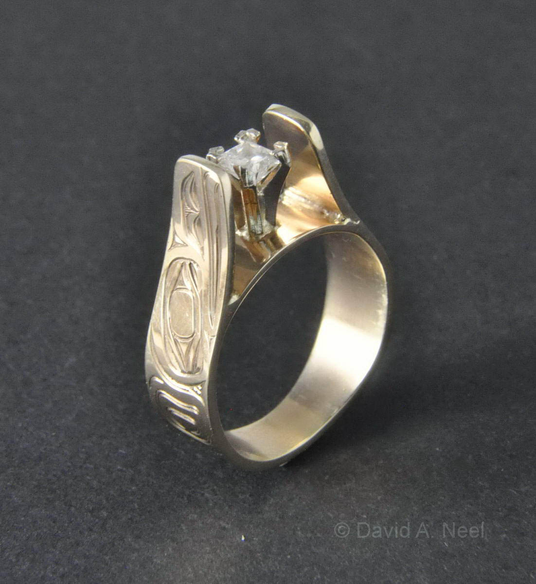 Raven Gold & Diamond Ring