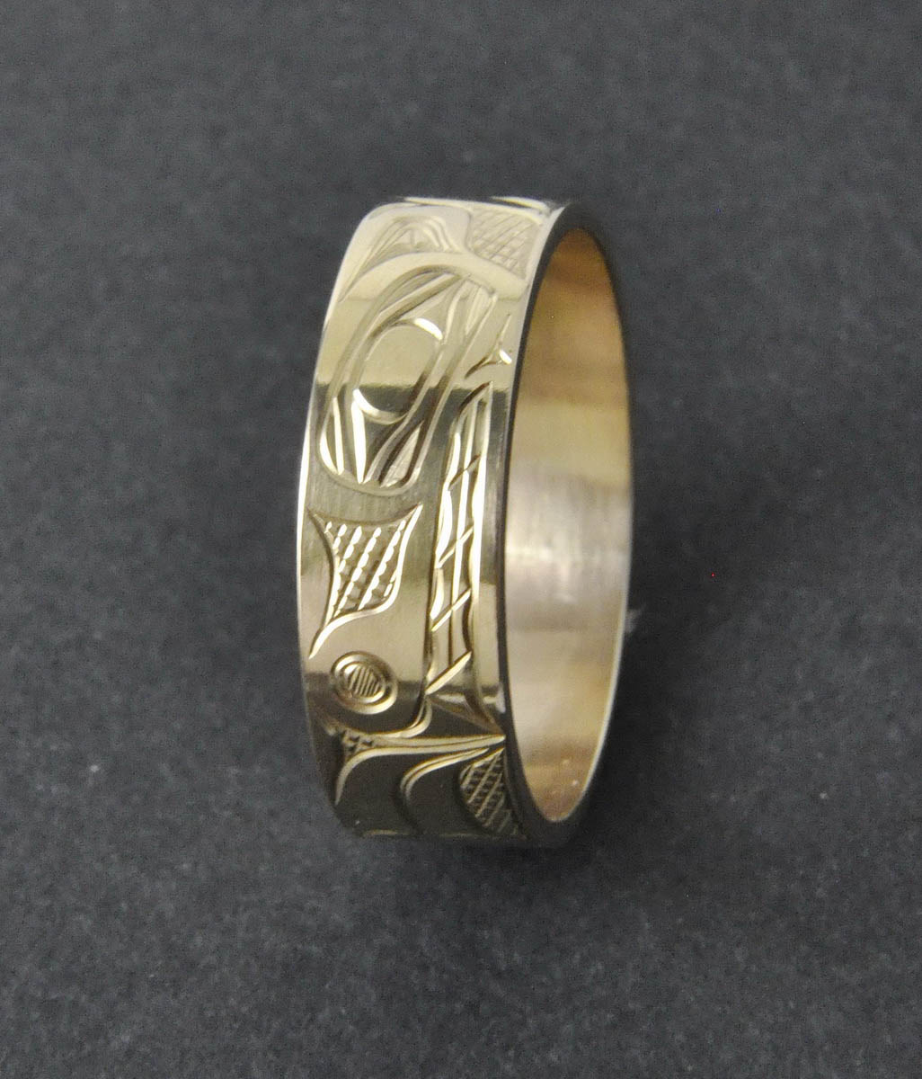 Wolf Gold Ring