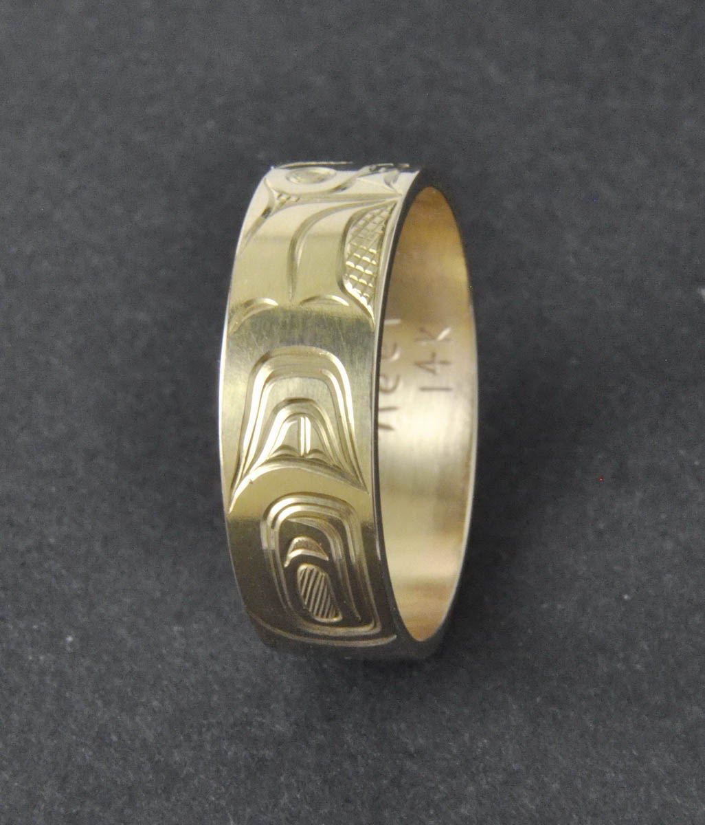 Wolf Gold Ring