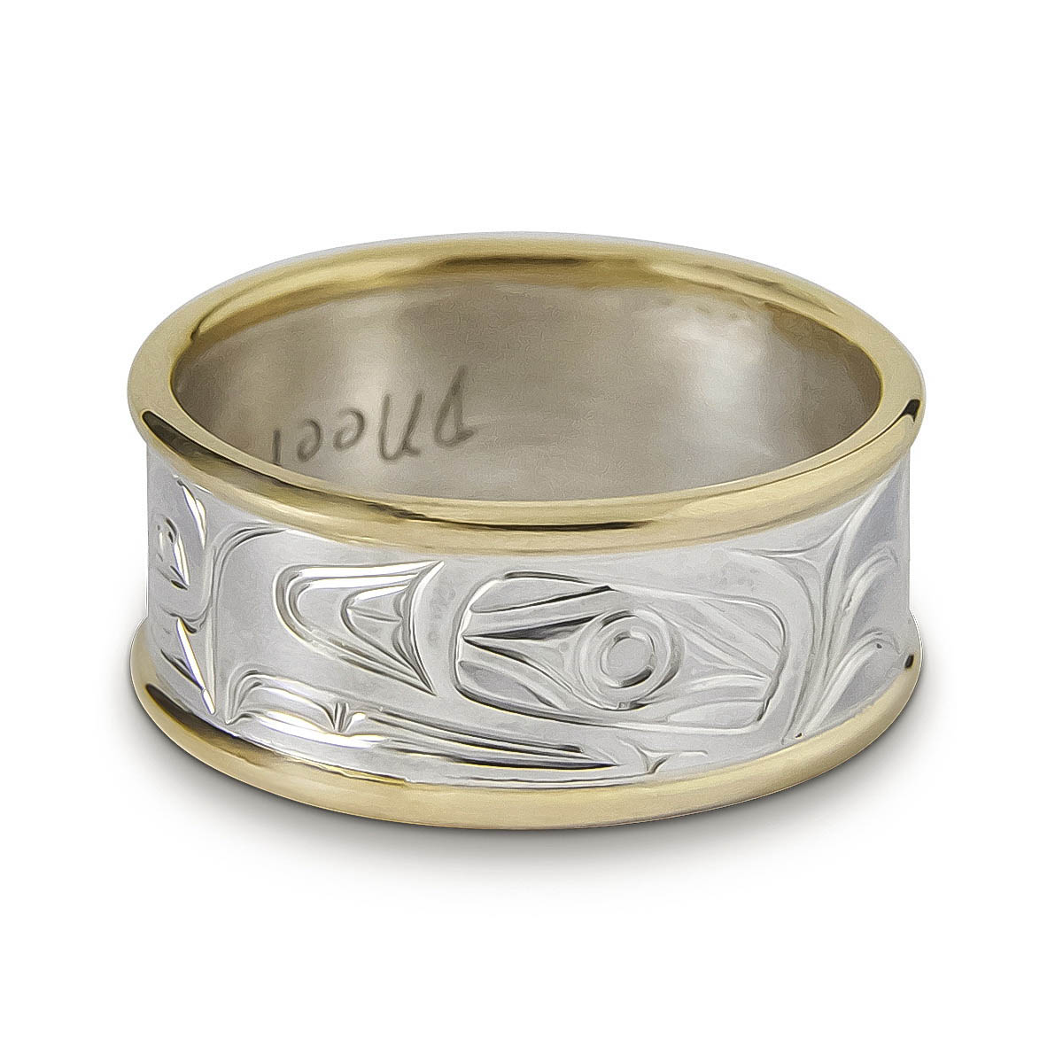 Eagle Ring Silver & Gold