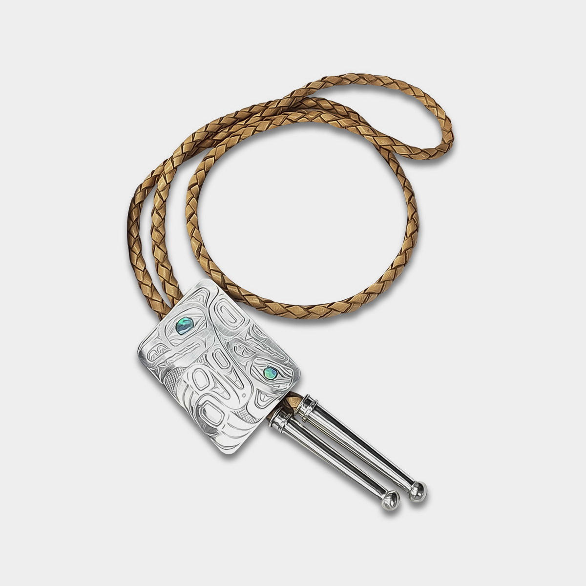 Wolf Bolo Tie