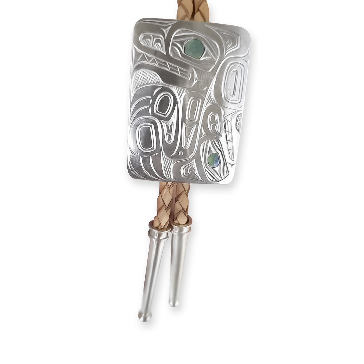 Wolf Bolo Tie